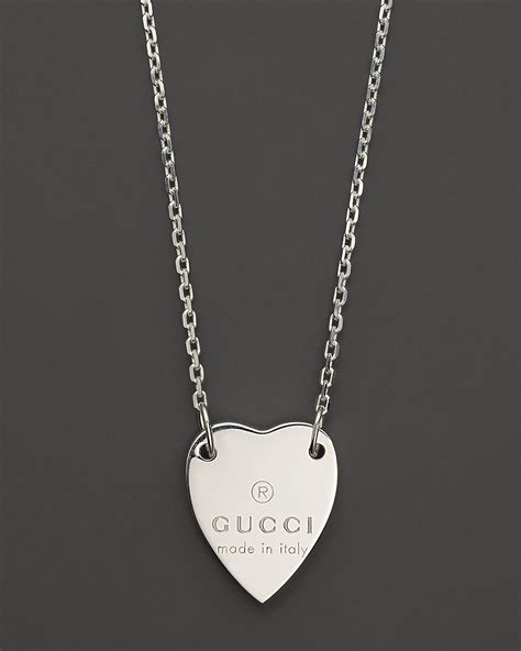 gucci necklace double g|gucci engraved heart necklace.